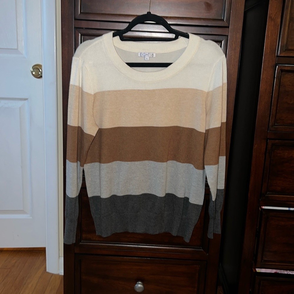 Eight 18 Striped Sweater